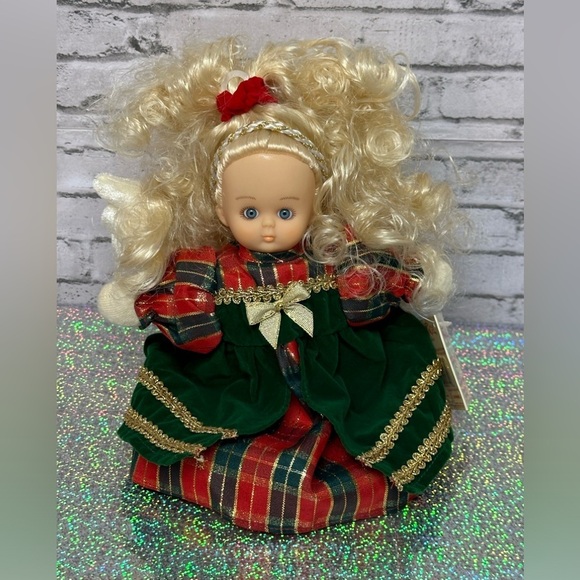 Bean Angel Collectibles CHRISTMAS LOVE 12 IN Doll Vintage 2000 Bean Bag with Tag - Picture 1 of 16